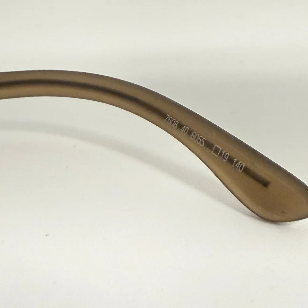 Silhouette 7608 40 6055 Rimless Eyeglasses Brown Bronze 19 140‎ Austria Titanium